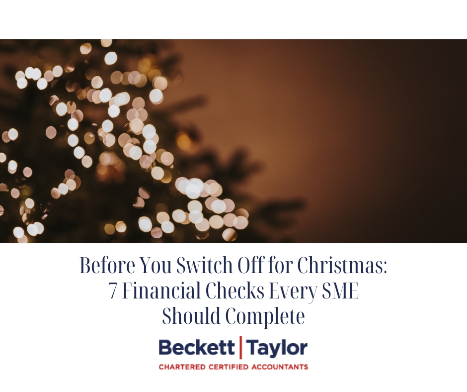 Financial checks to make before EOY