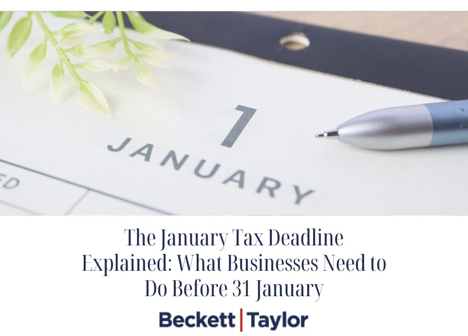 The January Tax Deadline