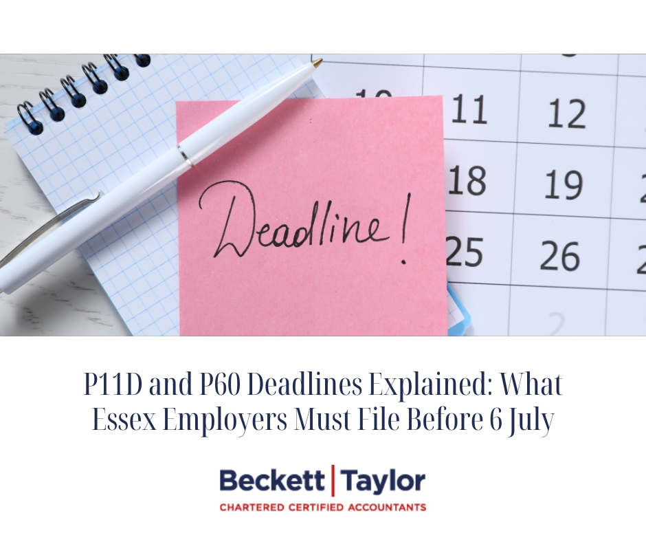 P11D and P60 Deadlines