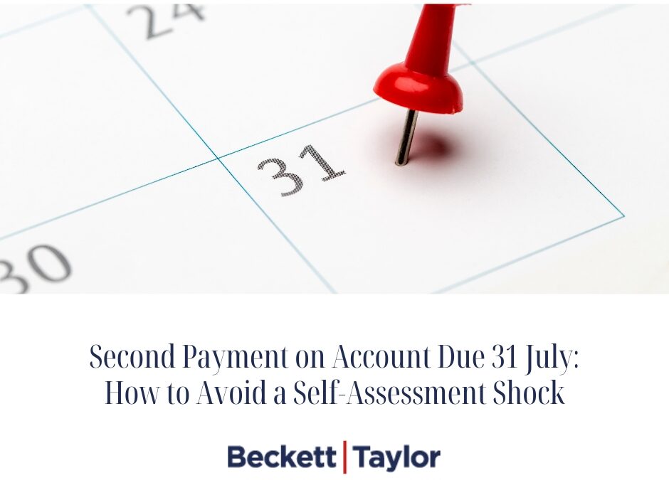 Second Payment on Account