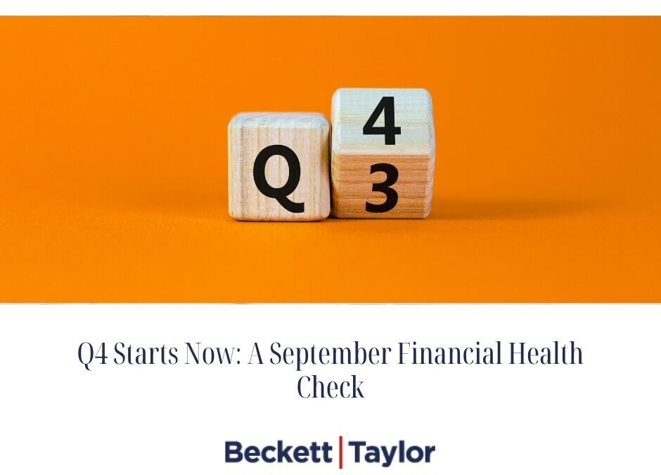 Q4 Starts Now